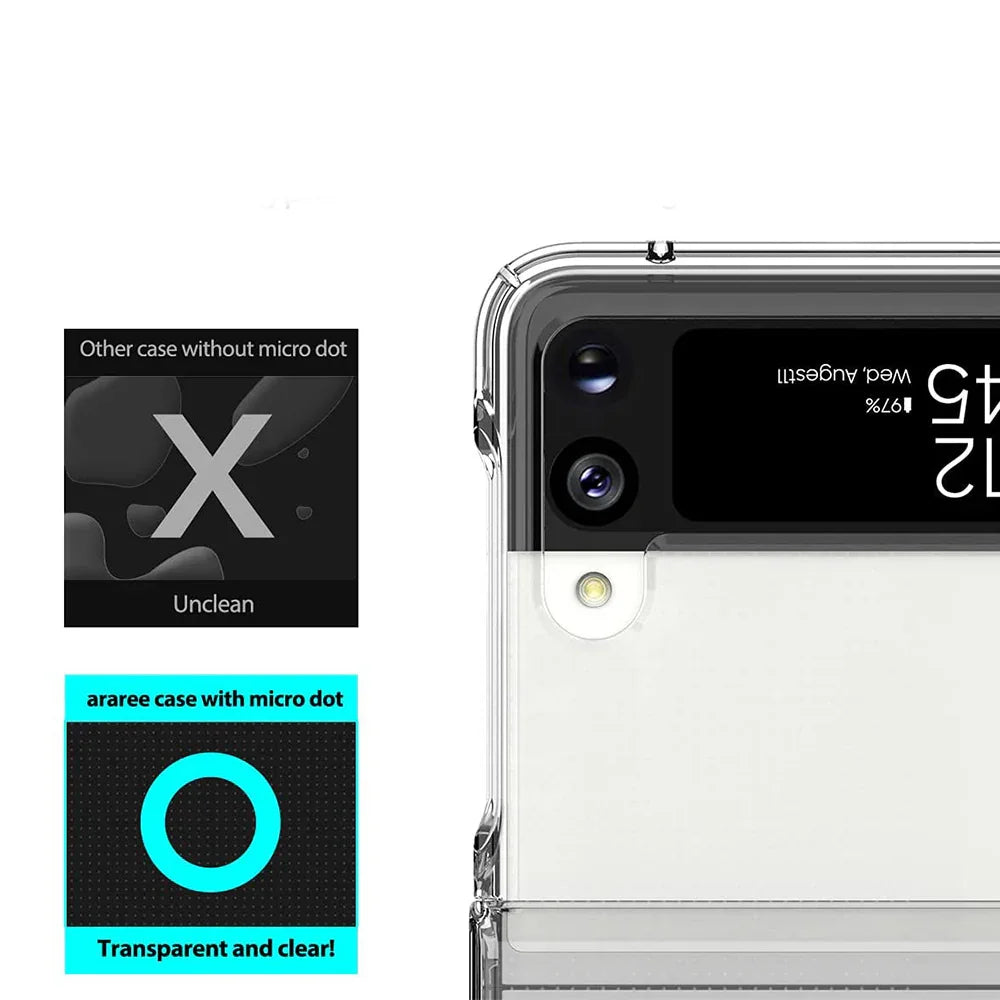 Araree Nukin360 Series Case For Samsung Galaxy Z Flip 3 - Clear - Tashqila Araree Nukin360 Series Case For Samsung Galaxy Z Flip 3 - Clear - Tashqila